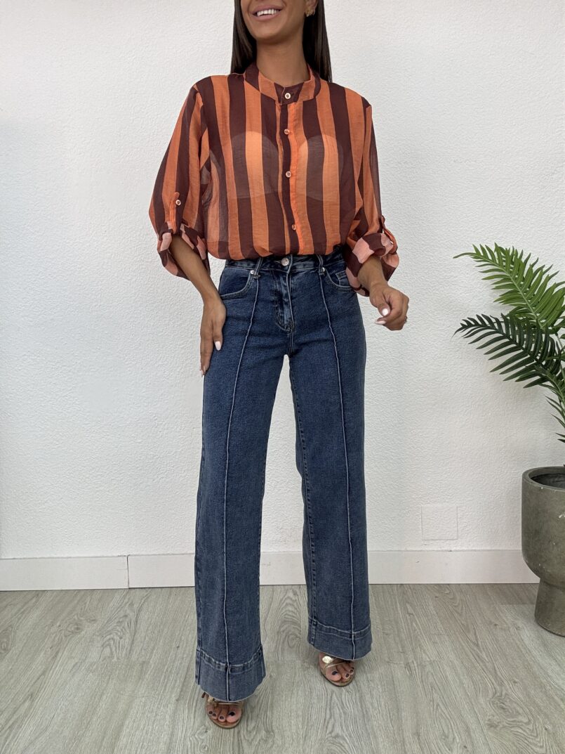 JEANS PALAZZO BLUE MEDIUM