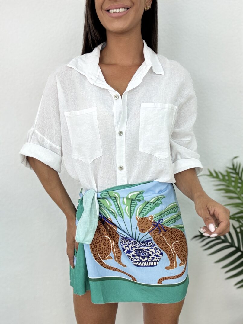 CAMISA BOLSILLOS BLANCA