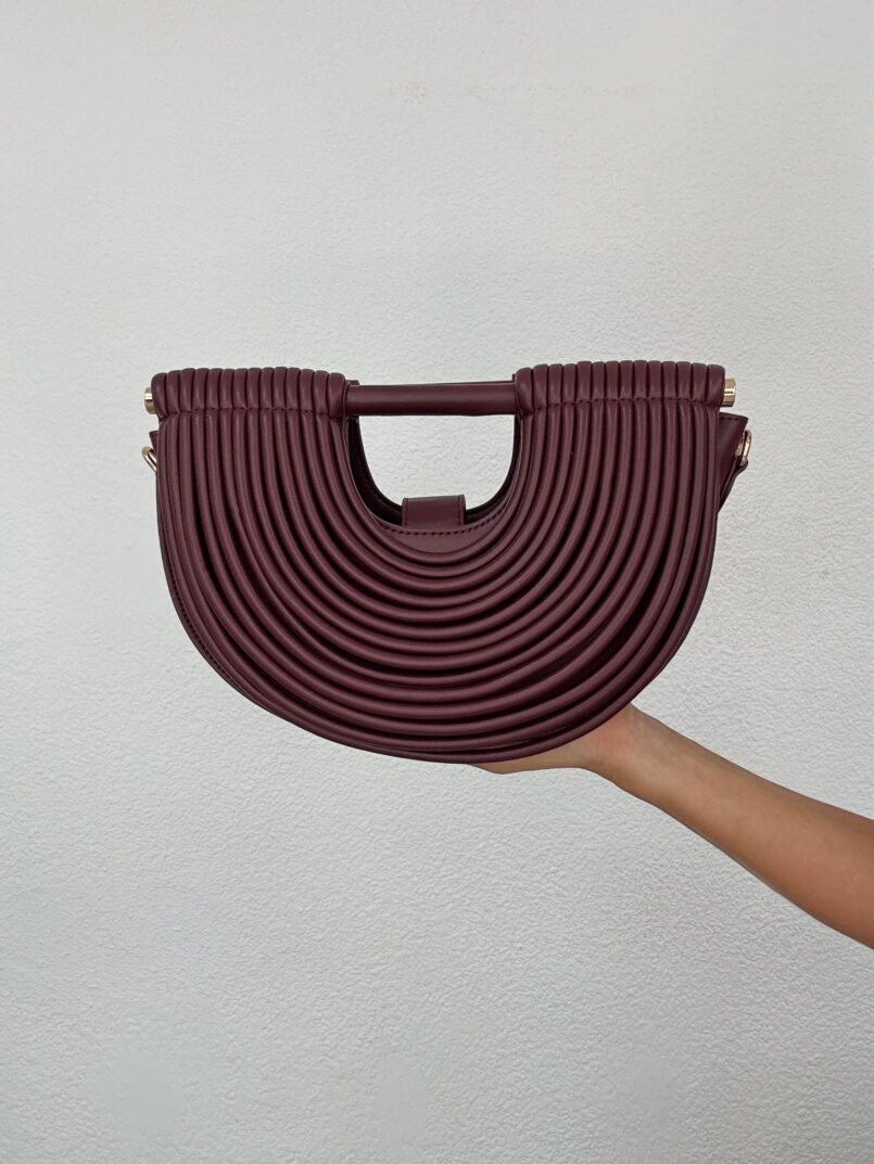 BOLSO GAIA GRANATE