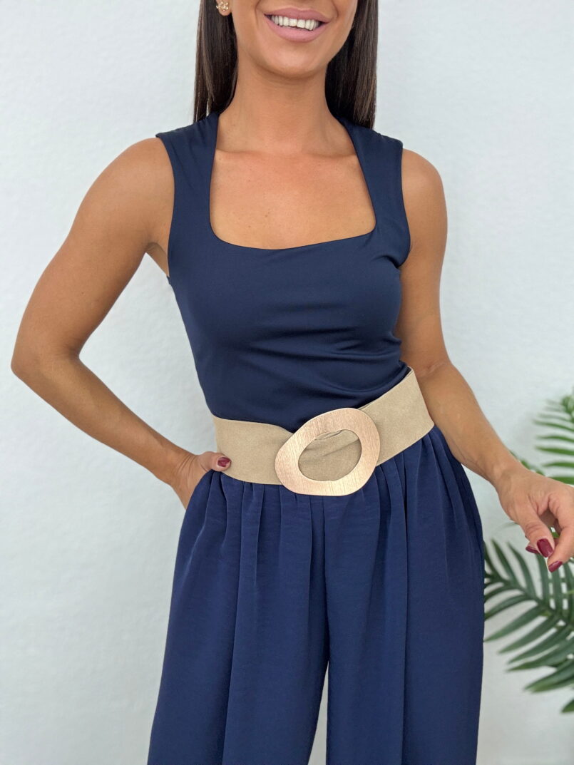 TOP BASIC LICRA MARINO