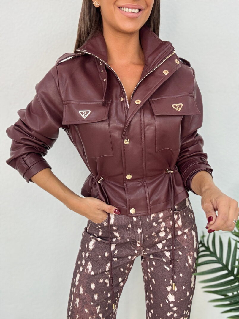 CHAQUETA BLESSA GRANATE